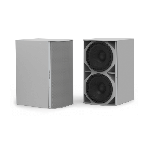 Biamp Community Community is8-218, subwoofer dual de alta potencia de 18 pulgadas